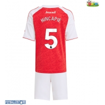 Arsenal Piero Hincapie #5 Hjemmedraktsett Barn 2025-26 Kortermet (+ Korte bukser)